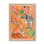 Rayures Sauvages Framed Print Aventures Des Créatures A3 (297 X 420 mm) / Natural / No Mount (All Art) Framed Print