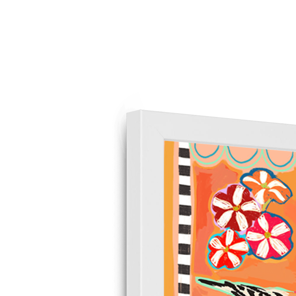 Rayures Sauvages Framed Print Aventures Des Créatures Framed Print