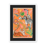 Rayures Sauvages Framed Print Aventures Des Créatures A3 (297 X 420 mm) / White / Black Mount Framed Print