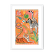 Rayures Sauvages Framed Print Aventures Des Créatures A3 (297 X 420 mm) / White / White Mount Framed Print