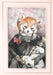 Red Panda Dolly Girl Matte Art Print Animals In Suits Art Print