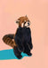 Red Panda PB Giclée Art Print Food Fur & Feathers Art Print