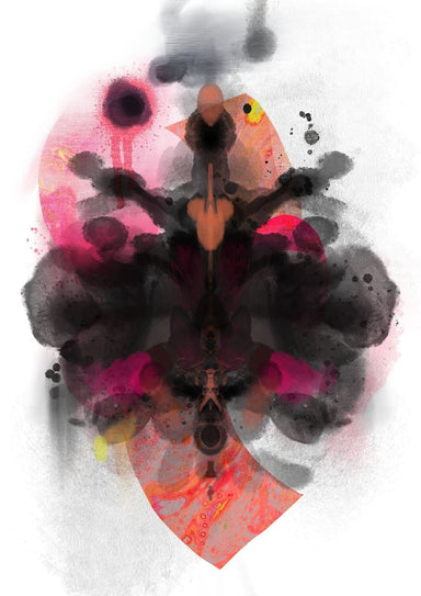 Rorschach Requiem Pink Matte Art Print Rorschach Requiem Art Print