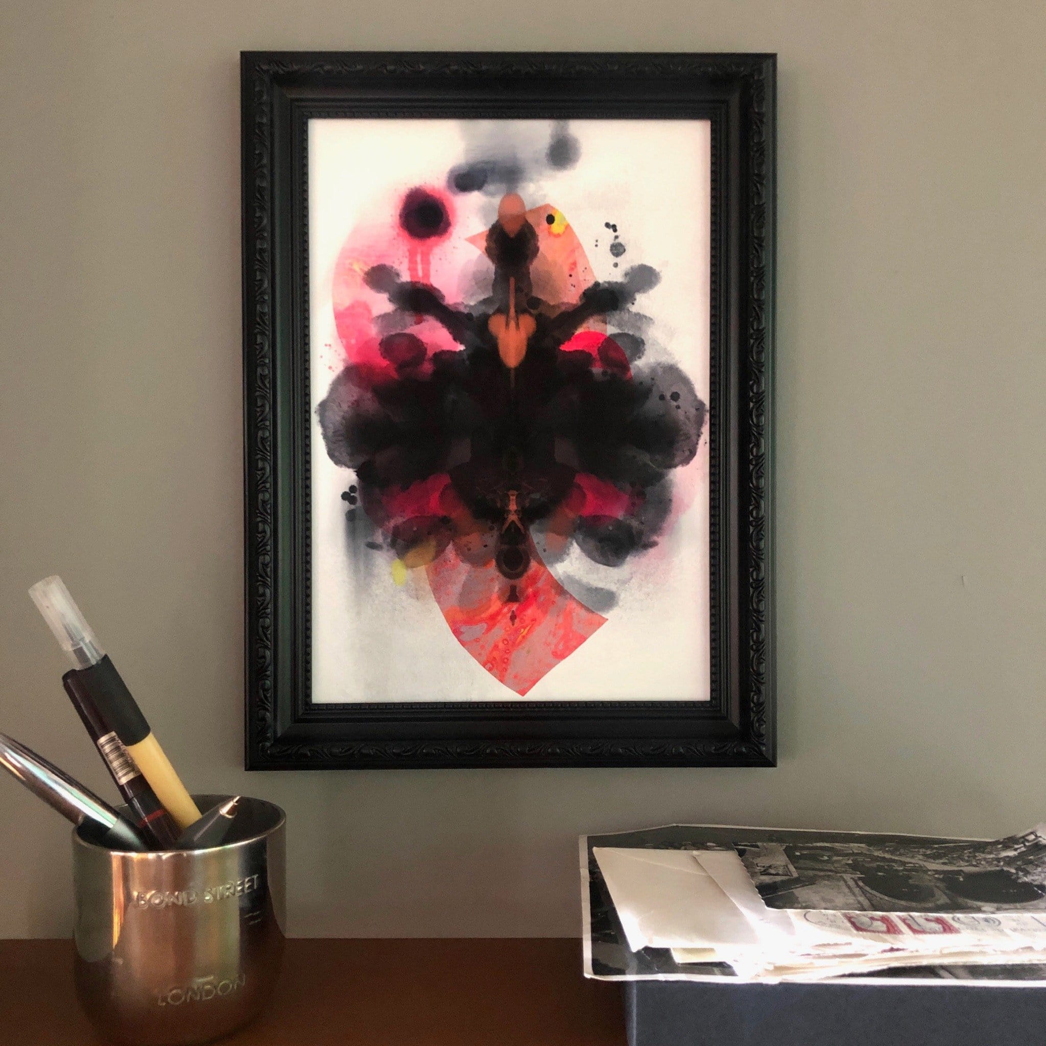 Rorschach Requiem Pink Matte Art Print Rorschach Requiem Art Print