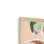 Ruby Rubber Jungle Framed Print WallFlowers Framed Print