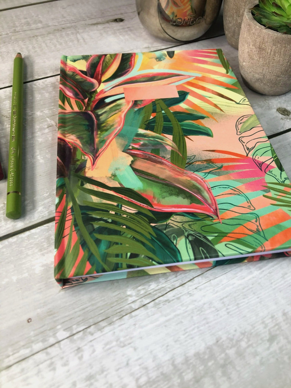 Ruby Rubber Jungle Journal Stationery by diedododa Journal