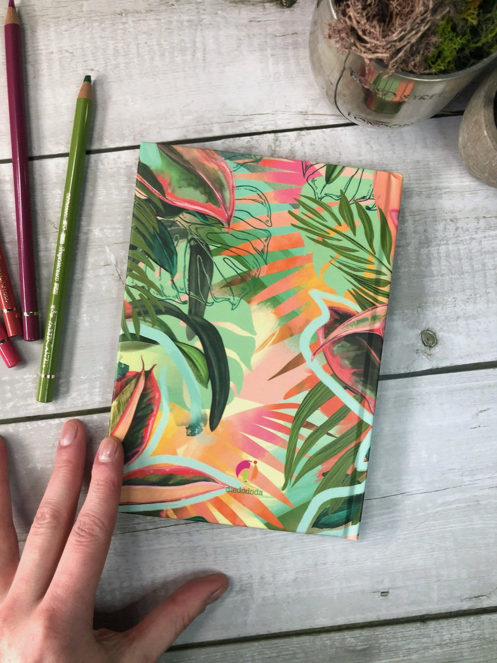 Ruby Rubber Jungle Journal Stationery by diedododa Journal