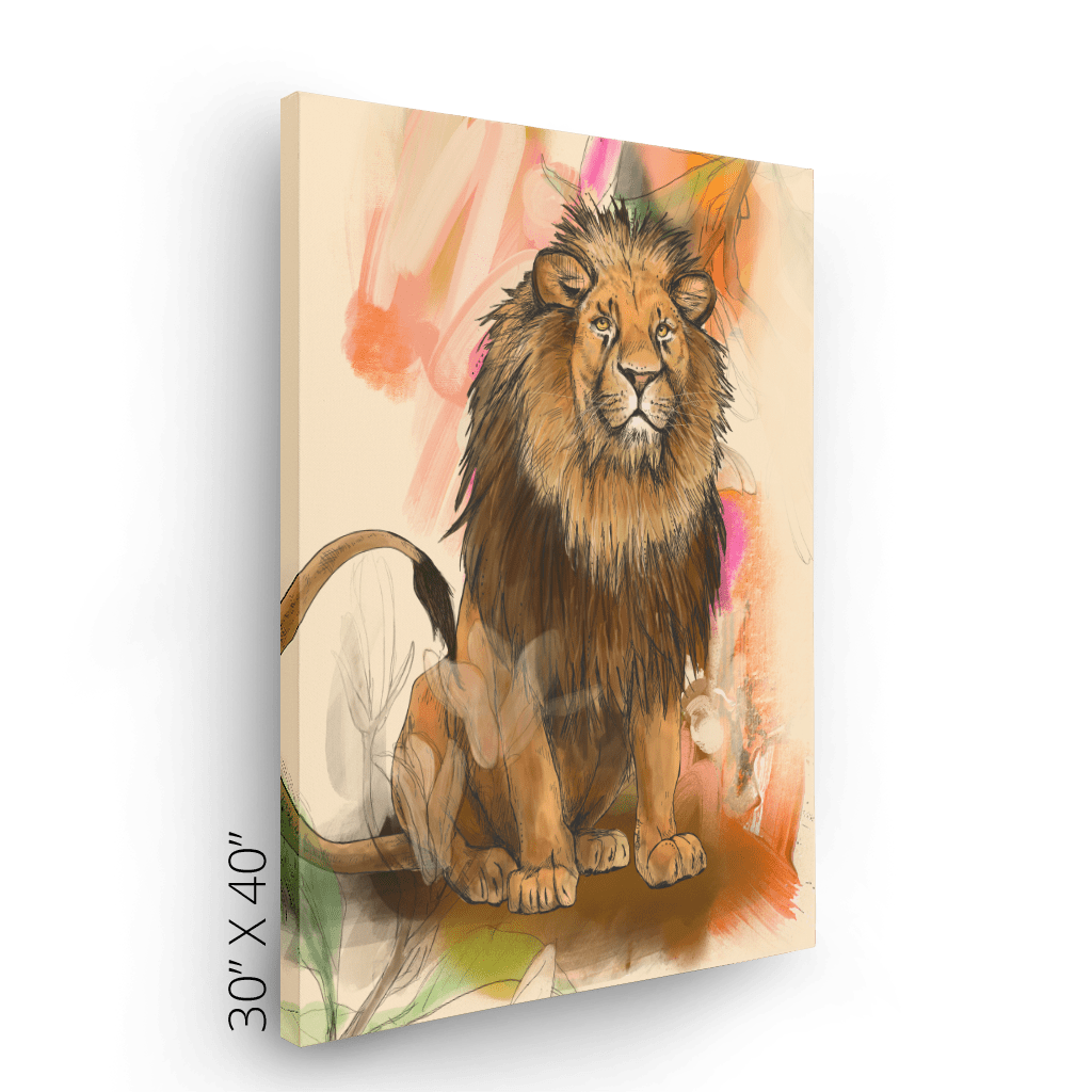 Savannah Suave Canvas Print Pawky Paws Canvas Print