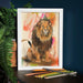 Savannah Suave Giclée Art Print Pawky Paws Art Print