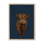 Kyloe Framed Print Food Fur & Feathers A3 (297 X 420 mm) / Natural / No Mount (All Art) Framed Print