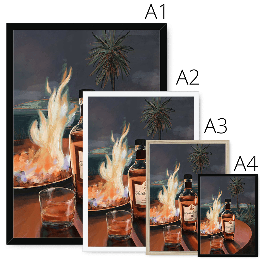 Scottish Riviera Framed Print Hôtel Dodo Framed Print