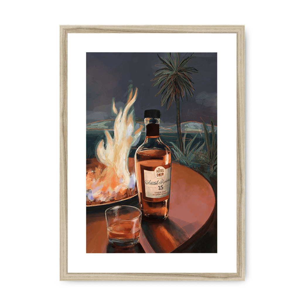 Scottish Riviera Framed Print Hôtel Dodo A3 (297 X 420 mm) / Natural / White Mount Framed Print