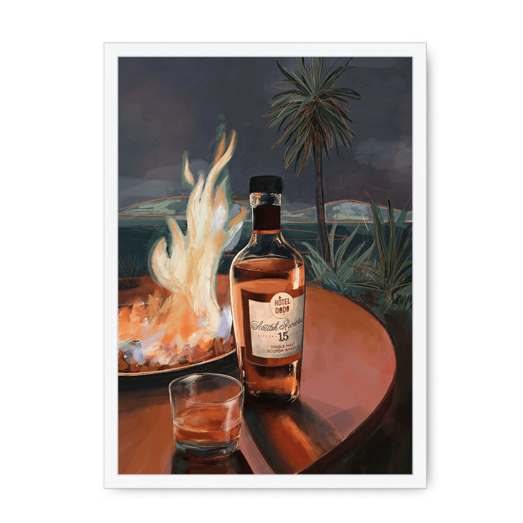 Scottish Riviera Framed Print Hôtel Dodo A3 (297 X 420 mm) / White / No Mount (All Art) Framed Print