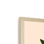 Sherlock Likes Gin Botanical Pink Framed Print Boozehound Framed Print