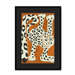Leopard Des Neiges Framed Print Aventures Des Créatures A3 (297 X 420 mm) / Black / Black Mount Framed Print