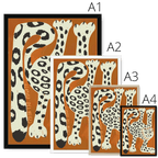 Leopard Des Neiges Framed Print Aventures Des Créatures Framed Print