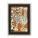 Leopard Des Neiges Framed Print Aventures Des Créatures A3 (297 X 420 mm) / Natural / Black Mount Framed Print