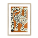 Leopard Des Neiges Framed Print Aventures Des Créatures A3 (297 X 420 mm) / Natural / White Mount Framed Print