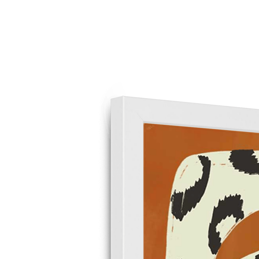 Leopard Des Neiges Framed Print Aventures Des Créatures Framed Print