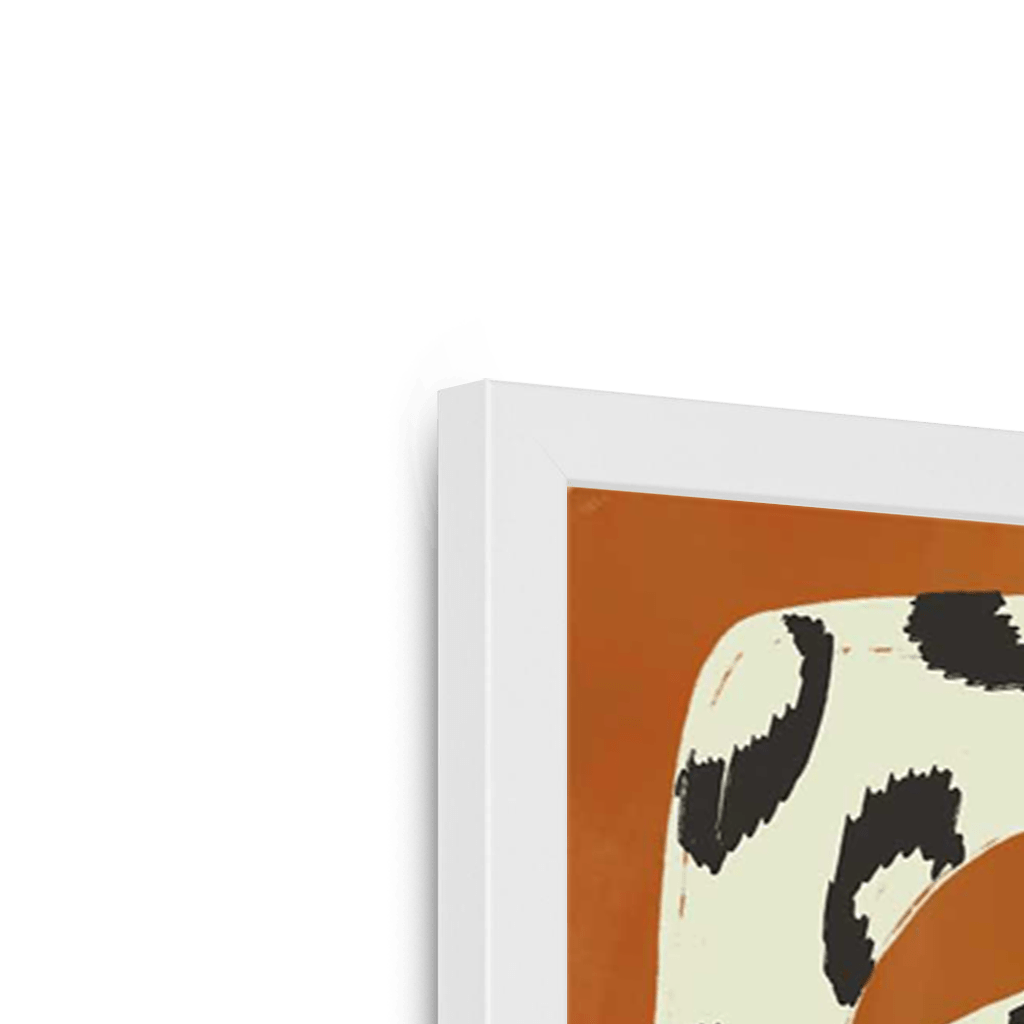 Leopard Des Neiges Framed Print Aventures Des Créatures Framed Print
