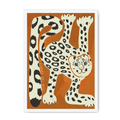 Leopard Des Neiges Framed Print Aventures Des Créatures A3 (297 X 420 mm) / White / No Mount (All Art) Framed Print
