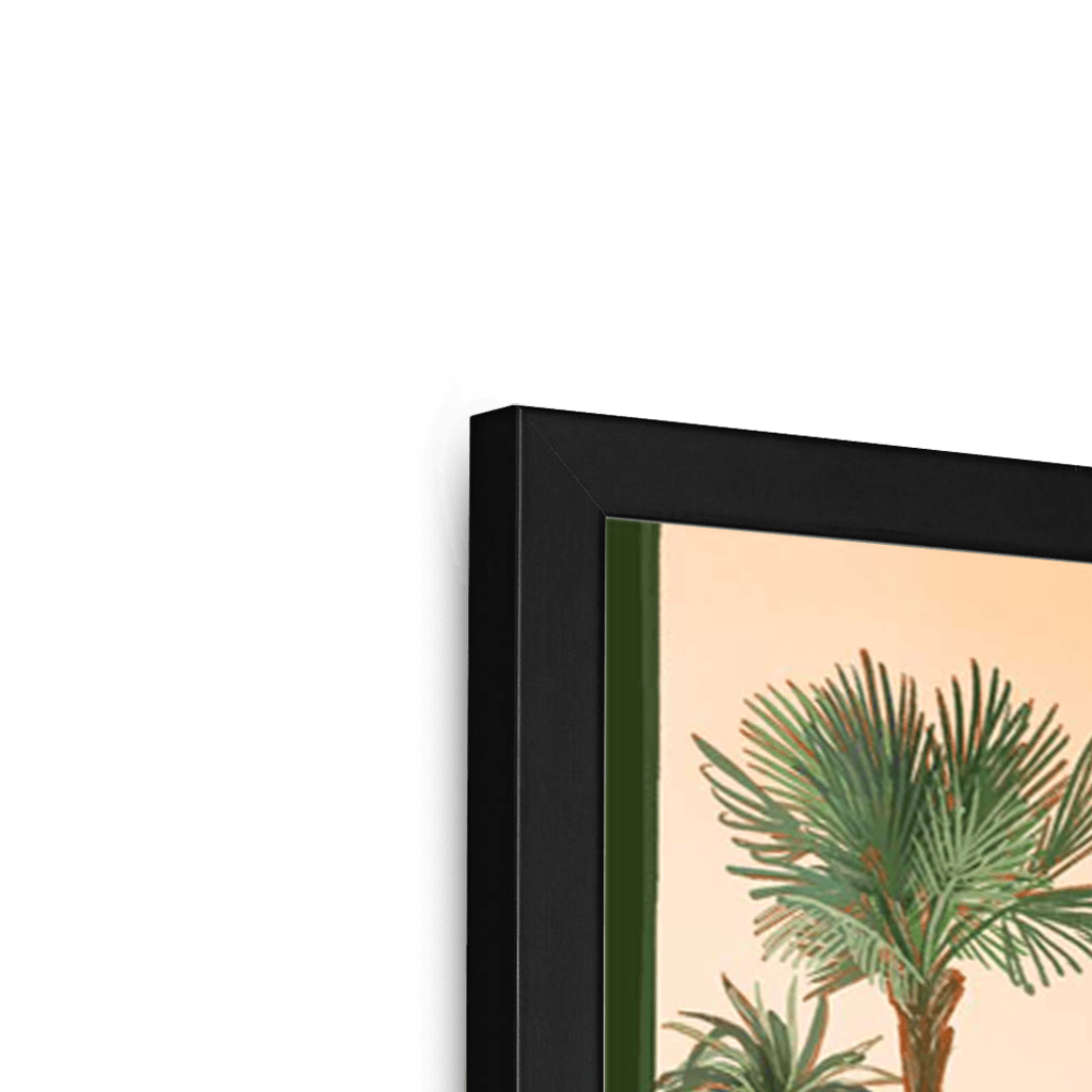 Seaside Soft Serve Framed Print Hôtel Dodo Framed Print