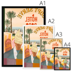 Seaside Soft Serve Framed Print Hôtel Dodo Framed Print