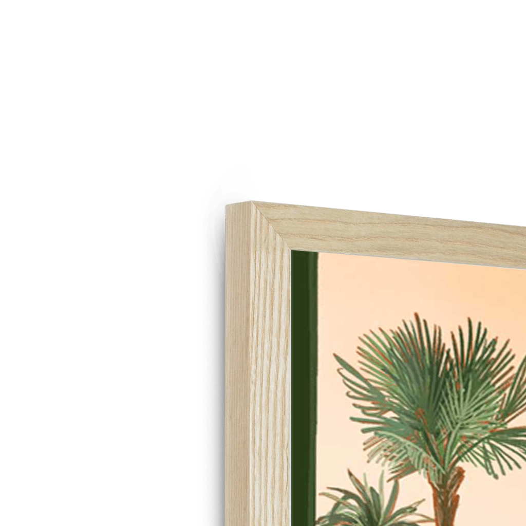 Seaside Soft Serve Framed Print Hôtel Dodo Framed Print