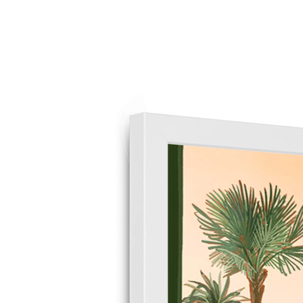 Seaside Soft Serve Framed Print Hôtel Dodo Framed Print