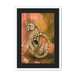 Spotted Repose Framed Print Pawky Paws A3 (297 X 420 mm) / White / Black Mount Framed Print