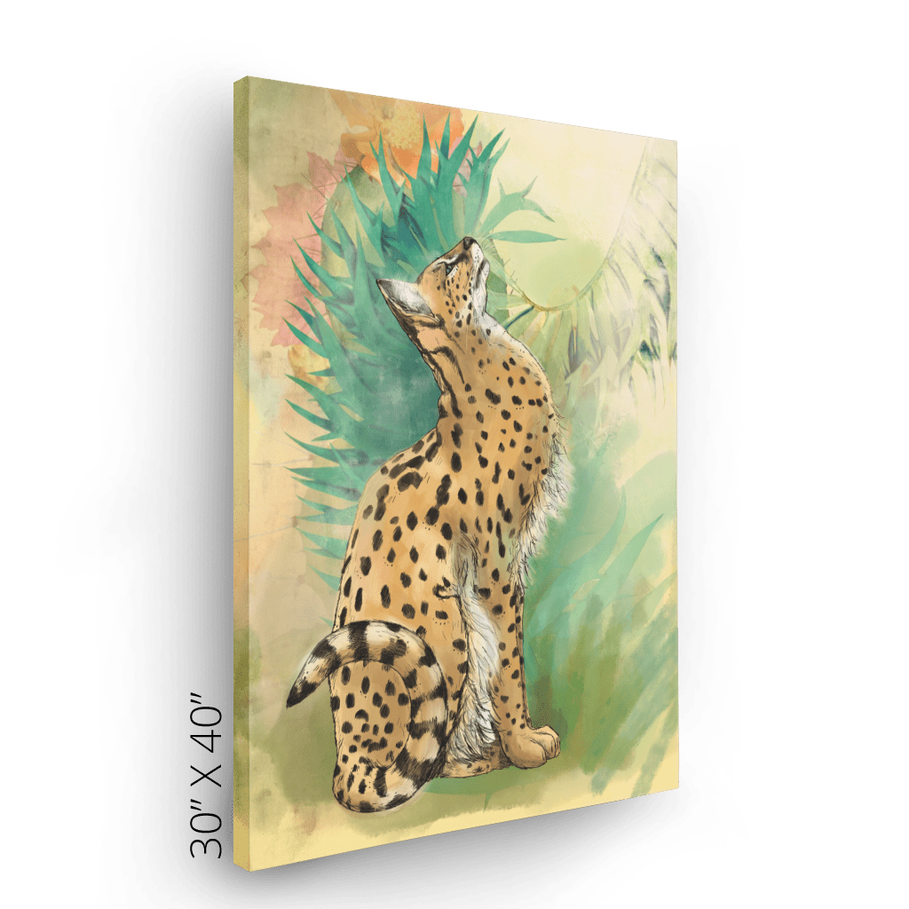 Spring Steppe Canvas Print Pawky Paws Canvas Print