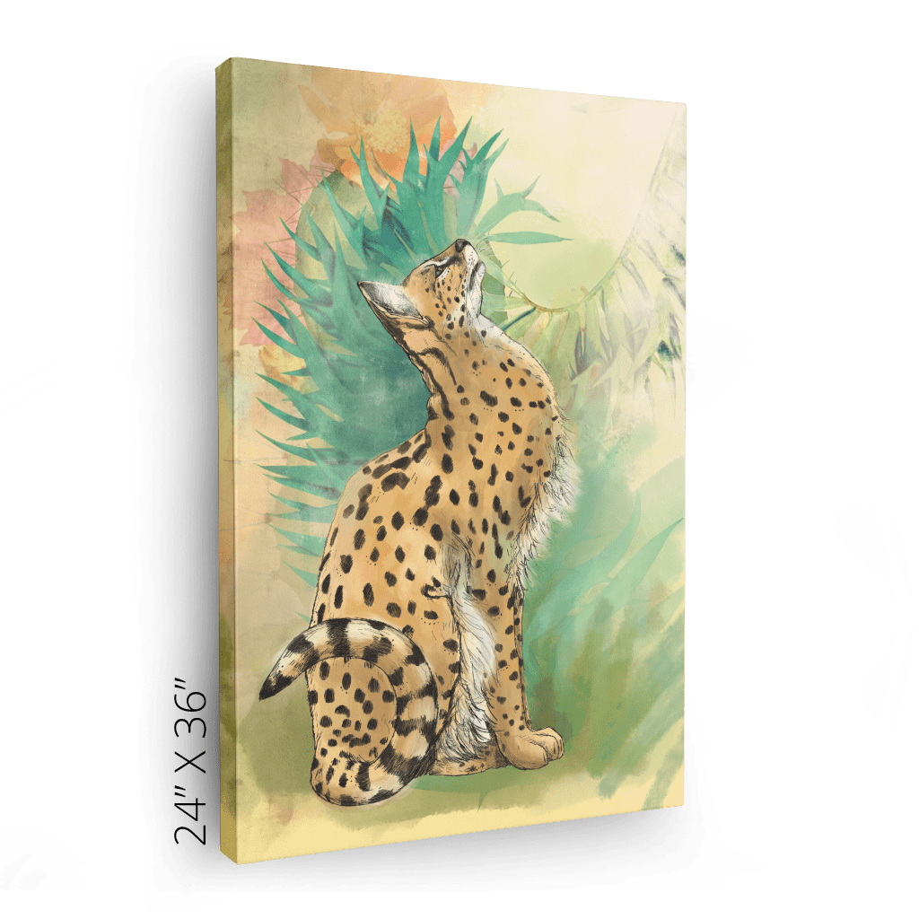 Spring Steppe Canvas Print Pawky Paws Canvas Print