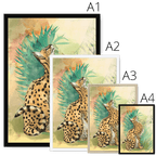 Spring Steppe Framed Print Pawky Paws Framed Print