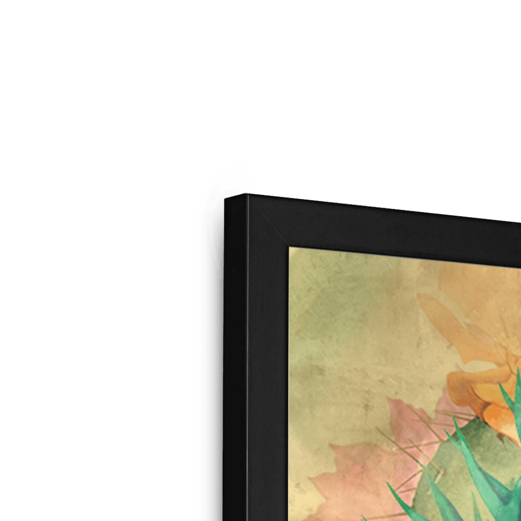 Spring Steppe Framed Print Pawky Paws Framed Print