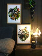 Squirrels in Sicily Matte Art Print The Audubon Remixes Art Print