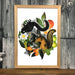 Squirrels in Sicily Matte Art Print The Audubon Remixes Art Print