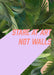 Stare At Art Not Walls - Portrait Purple Matte Art Print Stare At Art Art Print