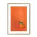 Tangerine Tanager Framed Print Sticky Beaks A3 (297 X 420 mm) / Natural / White Mount Framed Print