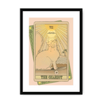 The Chariot Framed Print Tarot Cats A3 (297 X 420 mm) / Black / White Mount Framed Print