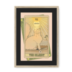 The Chariot Framed Print Tarot Cats A3 (297 X 420 mm) / Natural / Black Mount Framed Print