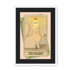 The Chariot Framed Print Tarot Cats A3 (297 X 420 mm) / White / Black Mount Framed Print