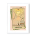 The Chariot Framed Print Tarot Cats A3 (297 X 420 mm) / White / White Mount Framed Print