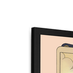 The Moon Framed Print Tarot Cats Framed Print