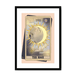 The Moon Framed Print Tarot Cats A3 (297 X 420 mm) / Black / White Mount Framed Print