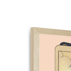 The Moon Framed Print Tarot Cats Framed Print