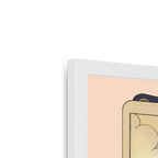 The Moon Framed Print Tarot Cats Framed Print