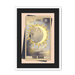 The Moon Framed Print Tarot Cats A3 (297 X 420 mm) / White / Black Mount Framed Print
