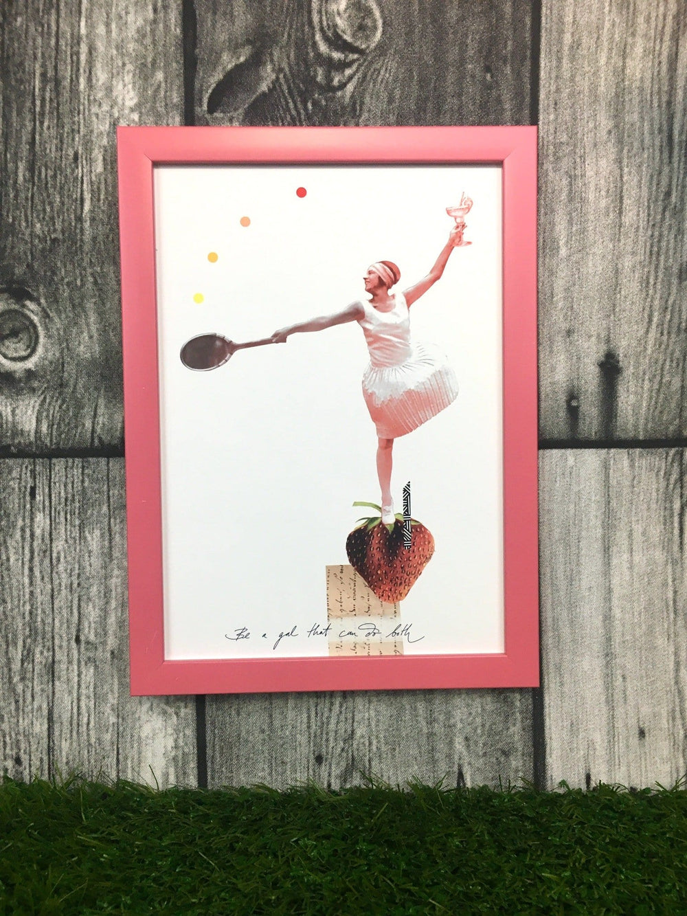 Tennis Cocktail Matte Art Print Tennis Anyone Art Print