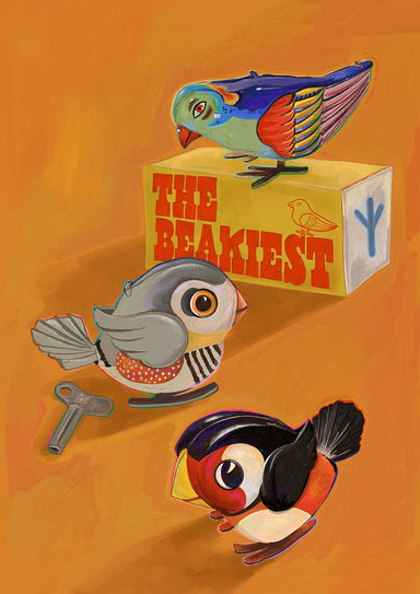 The Beakiest Giclée Art Print Kitsch Kanaveral Art Print