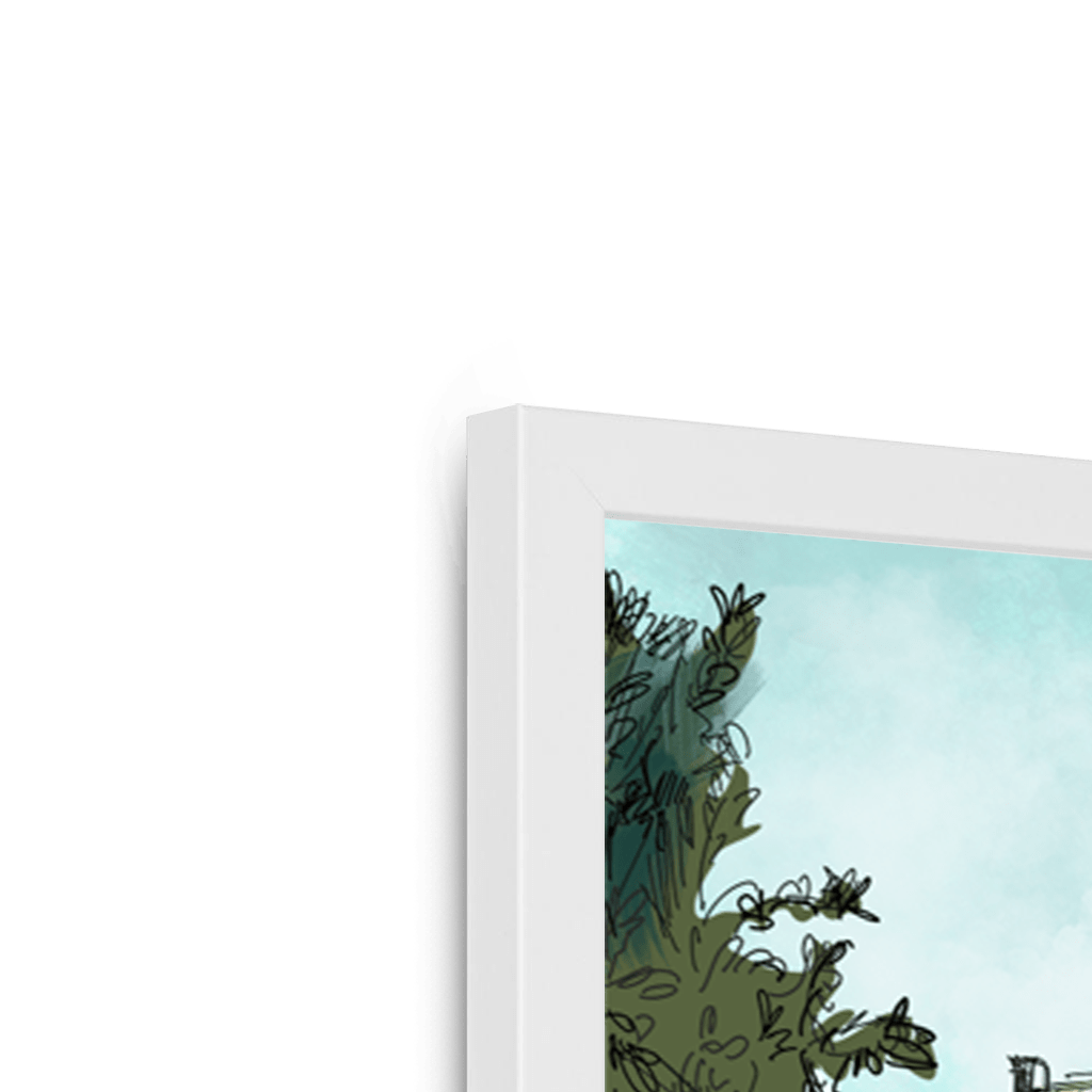 The Castle Viewed From The Vennel Framed Print Essential Edinburgh Framed Print